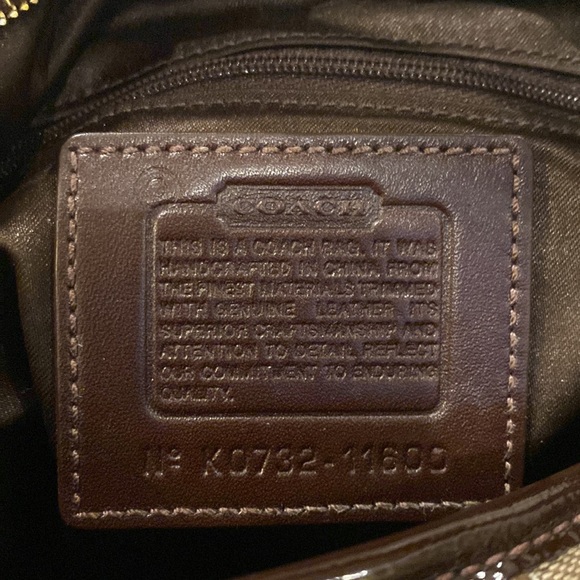 Coach signature khaki Ergo hobo shoulder bag - Picture 3 of 7